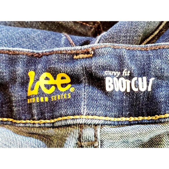 Lee Modern Series Curvy Fit Bootcut Women's Jeans 29" Inseam Size 10 Short 10S - Picture 7 of 10